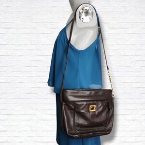 Vintage Benchmade Leatherworks Brown Leather Shoulder Bag